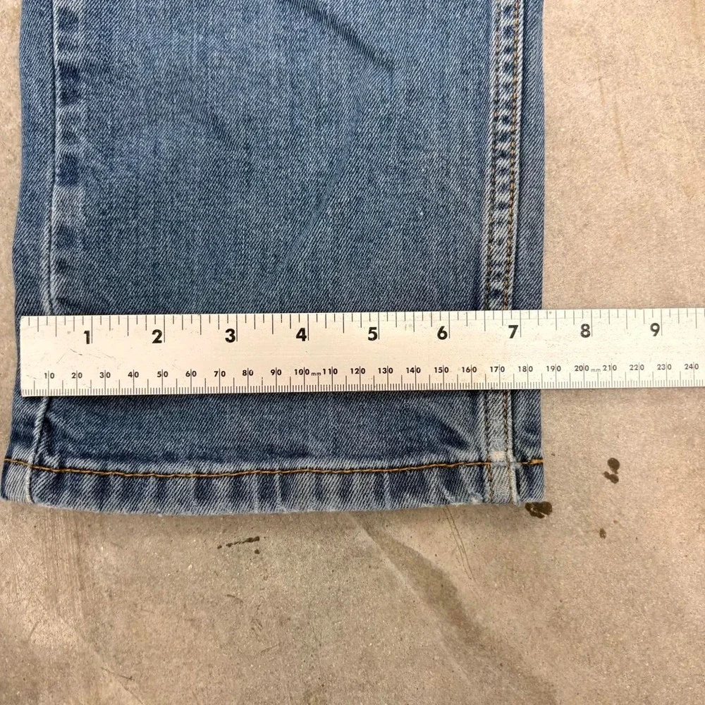 Levi's 505 Straight Leg Light Wash Jeans Denim